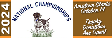 2024 National Amateur Gun Dog Championship Logo
