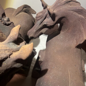 Jacobsohn Heavy Horse Clay Sculpture